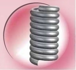 Bague 5 spirales en zinc natuel sans bord diam.100mm - Gedimat.fr