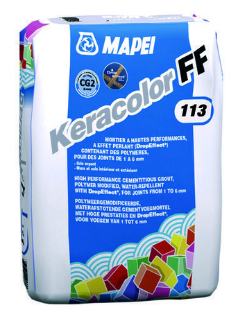 Mortier de jointoiement KERACOLOR FF classe CG2WA sac de 25kg coloris gris ciment - Gedimat.fr