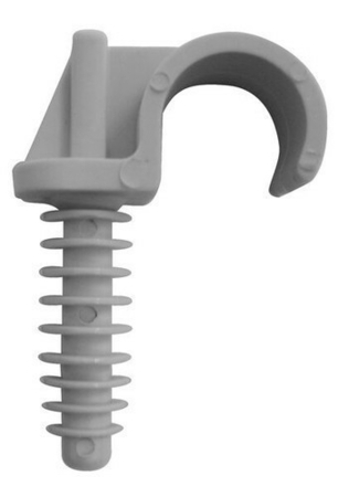 Attache clips pour tube IRL de diam.25mm - 10 pièces - Gedimat.fr