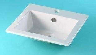 Vasque à encastrer MADISON en porcelaine - 50x43cm - Gedimat.fr