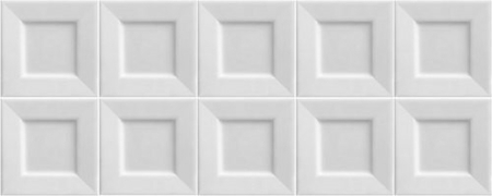 Carrelage pour mur en faïence CUBIC larg.20cm long.50cm coloris white - Gedimat.fr