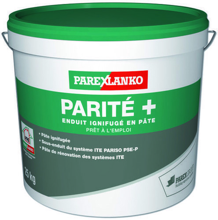Pâte organique pour enduit de base du système PARISO PSE-P PARITE+ 25KG - Gedimat.fr