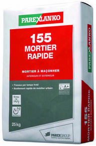 Mortier RAPIDE 155 - sac de 25kg - Gedimat.fr