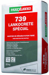 Mortier de rhabilitation 739 LANKOCRETE SPECIAL - sac de 25kg - Gedimat.fr