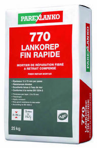 Mortier de rparation 770 LANKOREP FIN RAPIDE - sac de 25kg - Gedimat.fr