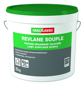 Enduit de parement organique REVLANE SOUPLE J20 jaune pale - seau de 25kg - Gedimat.fr