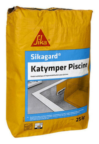 Mortier hydrofuge KATYMPER PISCINE 25kg gris - Gedimat.fr