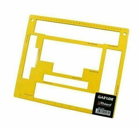 Gabarit de blocage acier rectangle GAB'LOK - Gedimat.fr