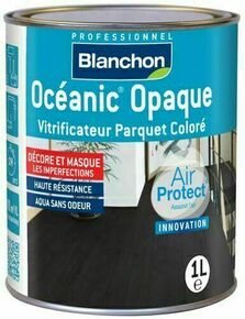 Vitrificateur OCEANIC color opaque AIR PROTECT noir - pot 1l - Gedimat.fr