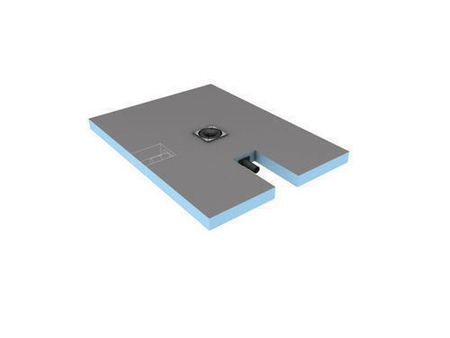 Receveur rectangulaire à carreler PLANO WEDI polystyrène extrudé ép.65mm larg.90cm long.120cm - Gedimat.fr