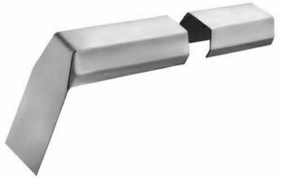 Couvre joint de pied zinc naturel - 250x100x0,65mm - Gedimat.fr