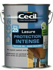 Lasure LX525 bois cendr satin - pot 5l - Gedimat.fr