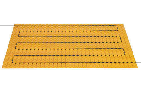 Natte pour sol tempéré électrique Schlüter-DITRA-HEAT - 0,8x0,98m - Gedimat.fr