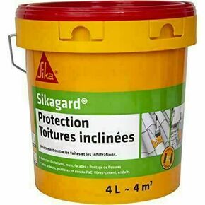 Protection toitures inclines SIKAGARD terre cuite - seau de 4l - Gedimat.fr