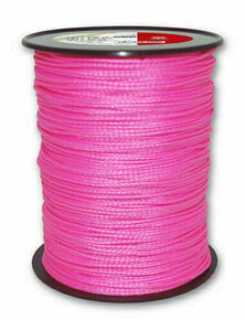Corde tressée polypropylène rose fluo D1.5mm - 200m - Gedimat.fr