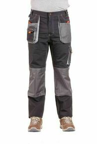 Pantalon de travail avec renforts SMART gris - L - Gedimat.fr