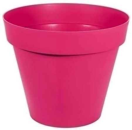 Pot TOSCANE rond diam.80cm haut.66cm 192L rose fushia - Gedimat.fr