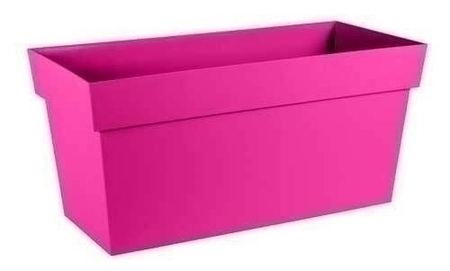 Jardinière TOSCANE rectangle long.79cm larg.36cm haut.38,8cm 74L rose fushia - Gedimat.fr