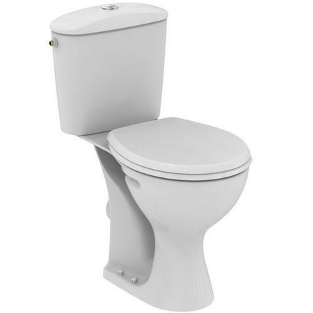 WC surélevé sortie horizontale ASTOR en porcelaine haut.73,55cm larg.68cm long.39,5cm blanc - Gedimat.fr