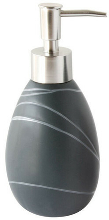 Distributeur de savon ZEN décor galets gris - Gedimat.fr