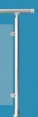 Poteau R1 Aluminium rond pour garde-corps RONDO haut.0,97m - Gedimat.fr