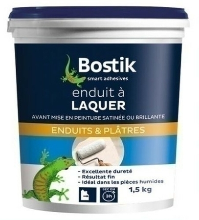 Enduit à laquer en pâte BOSTIK pot de 1,5kg - Gedimat.fr