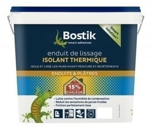 Enduit de lissage isolant thermique en pte BOSTIK seau de 12,5 litres - Gedimat.fr