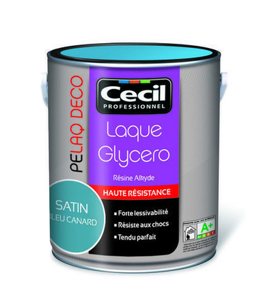 Laque glycéro PE LAQ DECO bidon de 2,5 litres blanc brillant - Gedimat.fr