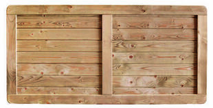 1/2 cran BORNEO horizontal droit en pin Sylvestre - 90 x 180 cm - vert - Gedimat.fr
