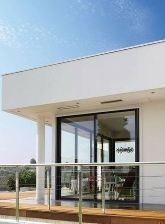 Coulissant THEO Aluminium Gris 7016 dormant de 120 mm haut.2,00m larg.2,40m - Gedimat.fr