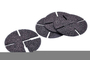 Gomme contact pour plot ép.3mm sachet de 100 pièces - Gedimat.fr