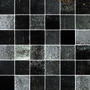 Mosaïque MATTONCINO pour sol en grès cérame coloré dans la masse rectifié OXY dim.30x30cm coloris blackmore 01 - Gedimat.fr