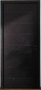 Porte d'entrée DREAM en acier laqué gauche poussant haut.2,15m larg.90cm noir 2100 - Gedimat.fr