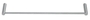 Porte serviette 1 barre PHILADELPHIA diam.19mm long.600mm finition satin - Gedimat.fr