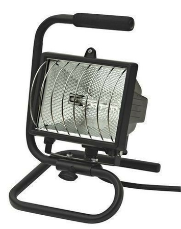 Projecteur halogène portable 400W IP54 - Gedimat.fr