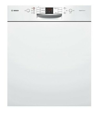 Lave vaisselle 12 couverts 5 programmes BOSCH Bandeau Blanc - Gedimat.fr