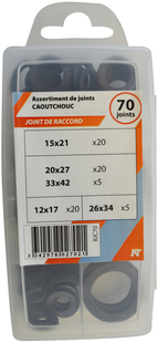 Coffret de 70 joints caoutchouc assortis - Gedimat.fr