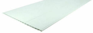 Sous-face alvolaire PVC habillage toiture 6 lames blanc - 33cm 4m - Gedimat.fr