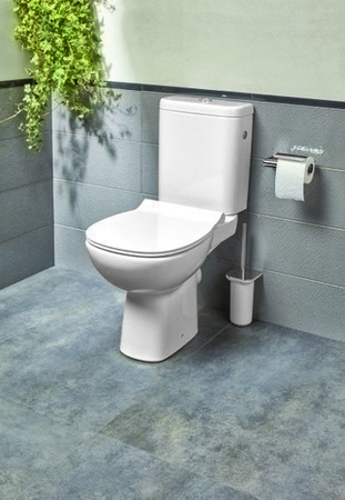 Pack Wc sortie horizontale FABIO en porcelaine haut.79,5cm larg.62,5cm long.35,5cm blanc - Gedimat.fr