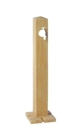 Fontaine wood bois clair dim.130x130x1000mm - Gedimat.fr