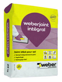 Joint souple pour carrelage WEBERJOINT INTEGRAL E07 gris perle - sac de 25kg - Gedimat.fr
