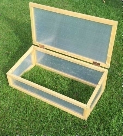 Verrière pour carré potager sur pieds long.80cm prof.60cm haut.30cm - Gedimat.fr