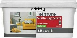 Peinture multi-supports satin ADDICT ficelle - pot de 2,5l - Gedimat.fr