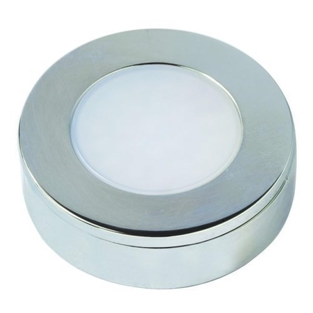Kit 2 spots LED + convertisseur finition chromé - Gedimat.fr
