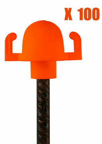 Embout scurite orange fluo avec crochets - sac de 100 pices - Gedimat.fr