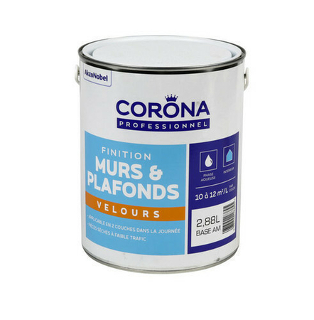 Peinture de finition satin léger avec un aspect velours en phase aqueuse, pour les pièces sèches. Applicable en 2 couches dans la journée - Gedimat.fr