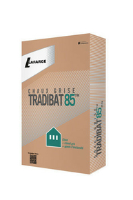 Chaux grise formule TRADIBAT T 85 HL 5 CE - sac de 25kg - Gedimat.fr