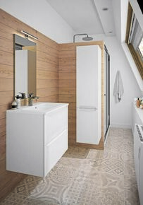 Colonne de salle de bains SUCCES / STORY blanc - 153,6x35,4x35,3cm - Gedimat.fr