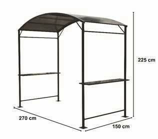 Carport barbecue vélo moto - Gedimat.fr