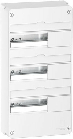 Tableau électrique nu SCHNEIDER ELECTRIC 3 rangées 39 modules - Gedimat.fr